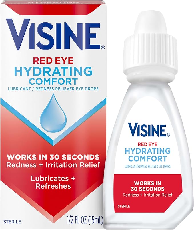 Visine Hydrating Redness Relief Eye Drops 0.5oz