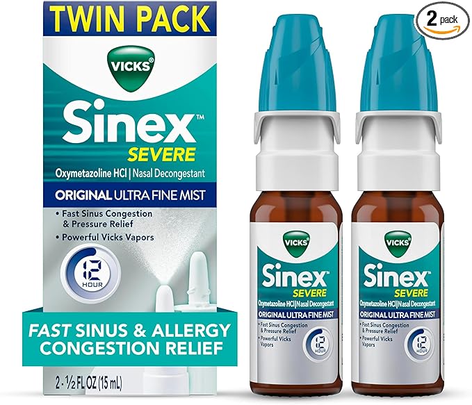 "Vicks Sinex Severe Allergy & Sinus Relief Spray "
